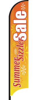 Feather Flag Banner: Summer Sizzler Sale (Flag Only)