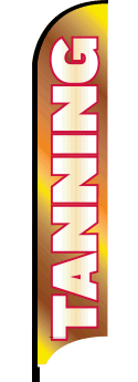 Feather Flag Banner: Tanning