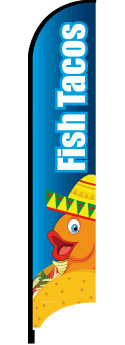 Feather Flag Banner: Fish Tacos