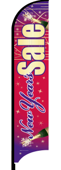 Feather Flag Banner: New Years Sale (Flag Only)