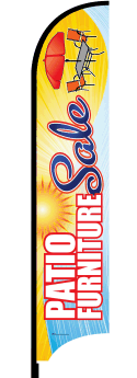 Feather Flag Banner: Patio Furniture Sale (Flag Only)
