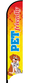 Feather Flag Banner: Pet Friendly