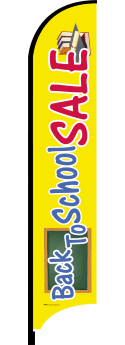 Feather Flag Banner: Back To School Sale (Flag Only)