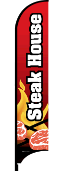 Feather Flag Banner: Steak House