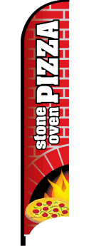 Feather Flag Banner: Stone Oven Pizza