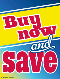 Plastic Window Sign: Buy Now & Save