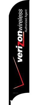Feather Flag Banner: VERIZON