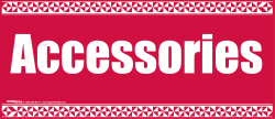 Vinyl Window Sign: Accessories