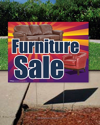 Coroplast Yard Sign: Furniture Sale